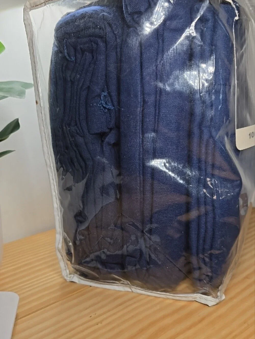 DreamStyles Navy Cotton Flannel Full Sheet Set by Bibb